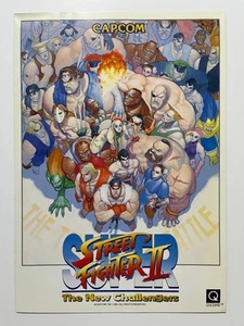 Super Street Fighter II Capcom CPS2 Original Arcade Flyer Japón - Imagen 1 de 19