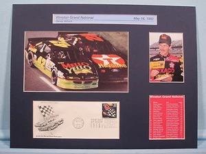 NASCAR Great Davey Allison wins 1992 Winston Grand National & First Day Cover - Picture 1 of 1