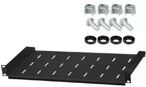 1 HE Trägereinschub 27 cm Wanne Rackwanne 19" Rackablage Fachboden Rack Boden - Bild 1 von 10