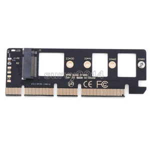 NGFF M Key M.2 NVME AHCI SSD To PCI-E PCI Express 3.0 16x x4 Adapter NEW - Picture 1 of 5