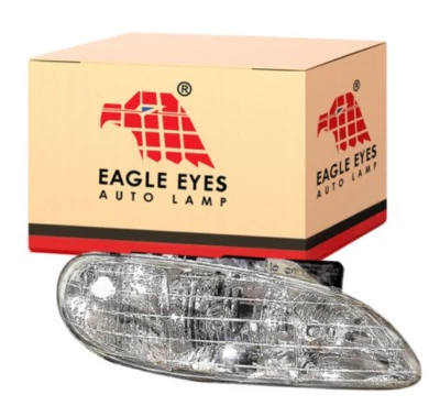 Conjunto de faros derechos Pontiac Grand Am Eagle Eyes GM113-B001R 1996-1998 FABRICANTE DE EQUIPOS ORIGINALES Foto 1 de 3