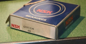 NSK 6209RC3E SINGLE ROW DEEP GROOVE BALL BEARING #99 - Picture 1 of 4