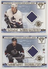 2001-02 Pacific Private Stock Titanium Todd Bertuzzi Brendan Morrison #55