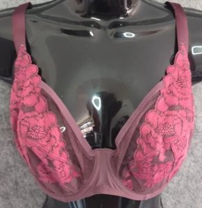 Maison Lejaby Women's Ikat Flower Bra UK 36 DD Pink bra - Picture 1 of 11