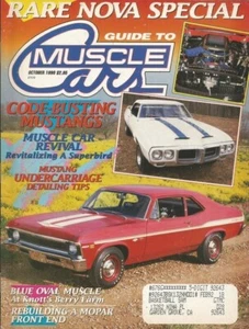 GUIDE TO MUSCLE CARS 1990 OCT - RARE TA, HEMI CHARGER - Imagen 1 de 1