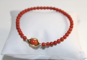 Seltenes echt italienisches mediterranes Armband rote Koralle Nachlass Konvolut Schmuck - Bild 1 von 9