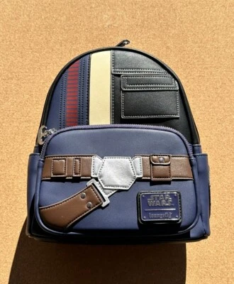 Mini Mochila Disney Loungefly Star Wars Rebel Han Solo Personaje Juegos con disfraces Nueva con Etiquetas Foto 1 de 3