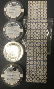 Stampin’ Up! Buttons In Containers Lot Plus Over 100+ Extras - Three Brand NEW - Picture 1 of 24