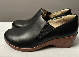Zuecos Alegria PG Lite para mujer 9 cuero negro cuña cómodos sin cordones ligeros - Imagen 1 de 11