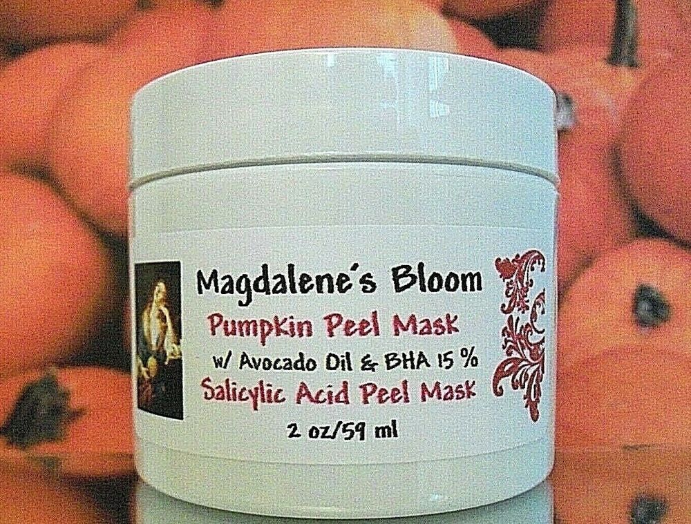 15% Salicylic Acid Peel Pumpkin Exfoliate Acne Enzyme Avocado Oil Clay Mask 