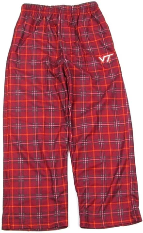 E037 Genuine Stuff Virginia Tech Hokies Boy's Sleep Pants - sz Youth Small - 8 Cover