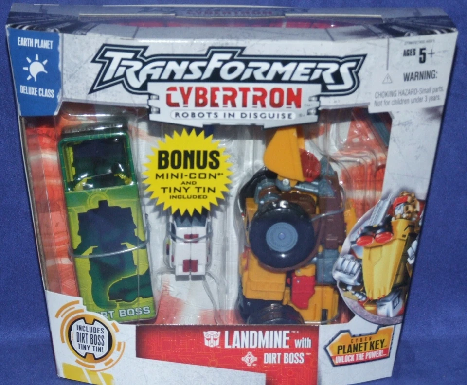 Transformers Cybertron LANDMIND Dirt Boss & Cyber Plant Key New Factory Sealed  - Image 1 of 1