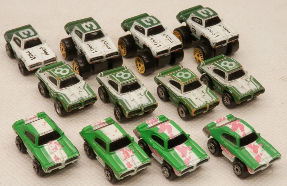 Pontiac GTO Judge 1969 Micro Machines x12 verde y blanco '69 G.T.O. Foto 1 de 2