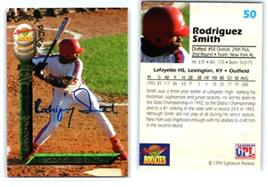 Autógrafo Rodríguez Smith, Yankees de Nueva York, Signature Rookies #50 (1994) - Imagen 1 de 1