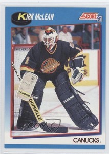 1991-92 Score Canadian Bilingual Kirk McLean #481