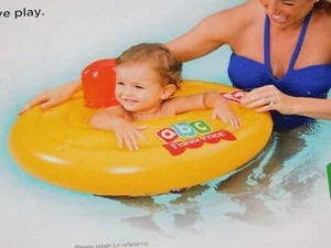 Asiento de bebé para nadador flotante Fisher Price piscina - Imagen 1 de 10