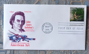 JOHN JAMES AUDUBON BLUE JAY 4 CENTURIES AMERICAN ART 1998 ARTMASTER CACHET FDC - Picture 1 of 1