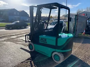 Mitsubishi FB16K Electric Container Spec Forklift Buy-£6995 HP-£35 Hire-£62.50pw - Picture 1 of 12