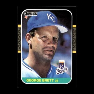 George Brett 1987 Donruss Kansas City Royals #54 R315D 83