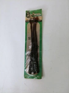 1pk of 3 Vtg 60s CREME 7 1/8" Rubber Worm Fishing Lures Segmented Dark Purple - Picture 1 of 4