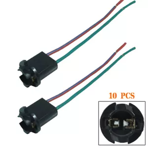 10x T10 168 194 W5W 2825 Female Socket Extension Wire Harness Adapters Connector - Picture 1 of 5