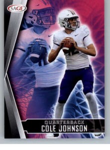 COLE JOHNSON RC 2022 Sage High Series #171 ROOKIE NFL  ID:35485