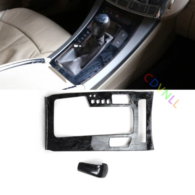 For Buick Lacrosse 2009-2012 Black Wood Grain Inner Gear Shift Panel Decor Cover - Imagem 1 de 4