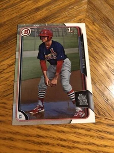 2015 Bowman Prospects #BP95 Edmundo Sosa - St. Louis Cardinals - Picture 1 of 3