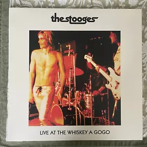 The Stooges Live at the Whiskey a Gogo White Vinyl 12" Album Diggers Factory NM - Imagen 1 de 2