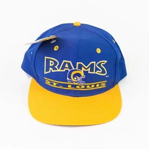 Vintage 90s The Game St. Louis Rams Snapback Hat Cap Los Angeles New With Tags - Bild 1 von 8