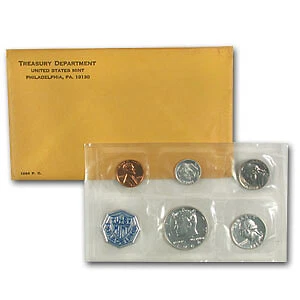 1964 U.S. Proof Set - With Accented Hair Kennedy Half Dollar - SKU#32249 Cover