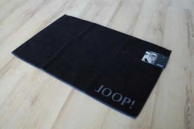 JOOP! Badematte Duschvorleger 1600 Classic Doubleface 90 Schwarz 50x80cm - Bild 1 von 3