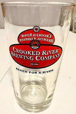 VINTAGE LIBBEY CROOKED RIVER BREWING CO. BEER...