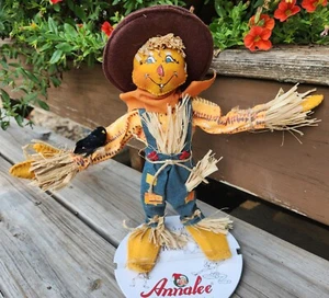 Muñeca Annalee otoño/otoño 2019 nueva con etiquetas - Espantapájaros 12" - Imagen 1 de 3