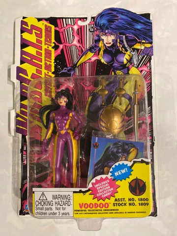 1995 WILDC.A.T.S Voodoo Action Figure/ Playmates/New Cover