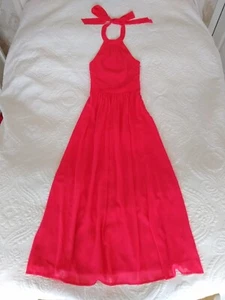COAST Halter neck, backless long maxi dress, size 8, pink. Bridesmaid Prom Gown - Picture 1 of 22