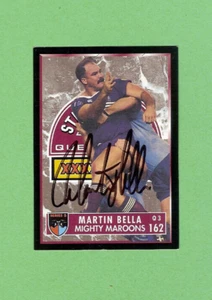 #. SIGNED 1994 / 2 RUGBY LEAGUE CARD - MARTIN BELLA, CANTERBURY BULLDOGS, ORIGIN - Picture 1 of 1