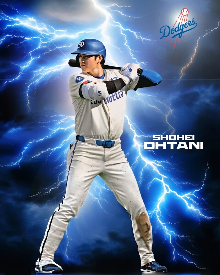 Shohei Ohtani 8x10 photo Los Angeles Dodgers 2024 NL MVP World Series champ - Image 1 of 1