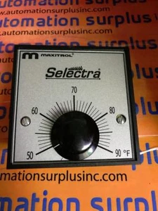 MAXITROL TD92-0509 REMOTE TEMPERATURE SELECT WITH DIAL 50°-90°F NEW QUANTITY!! - Picture 1 of 3