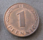 1950 D 1 fenig Republika Federalna Niemiec (1) stal / miedź