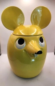 1970's McCoy Sunshine Yellow Mouse Cookie Jar - Picture 1 of 5
