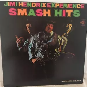JIMI HENDRIX EXPERIENCE SMASH HITS~1970 REPRISE RE LP~GIANT POSTER~ - Foto 1 di 7