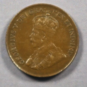 1923 Kanada One Cent kleiner Cent 1c - Bild 1 von 3