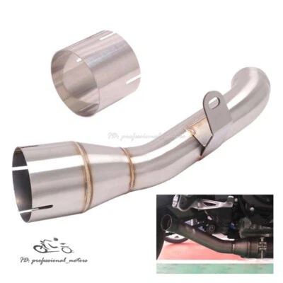 Модифицированная средняя соединительная труба выхлопной системы для Kawasaki Ninja 1000SX 2020 2021 2022 - Изображение 1 из 4