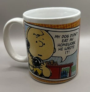 Peanuts Lizenzierter Charlie Brown Kaffeebecher 14 Unzen Keramik - Bild 1 von 5