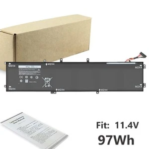 97Wh 6GTPY Batterie pour Dell XPS 15 9550 9560 9570 7590 Precision 5510 5520 - Afbeelding 1 van 6