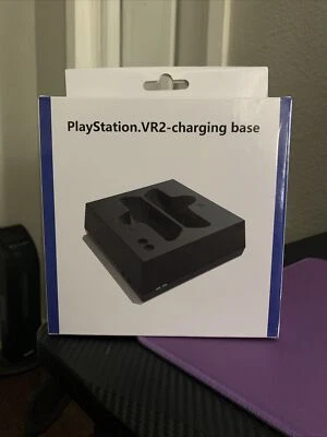 For PS VR2 Controller VR Handle Dual Fast Charger Base Charging Dock Station - Image 1 of 2