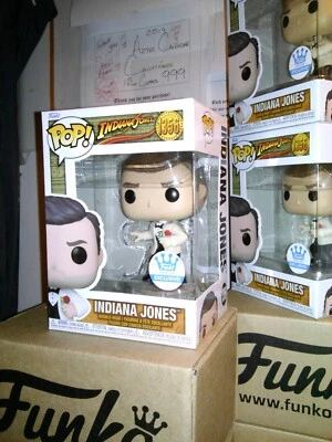 Funko Pop! *DBL en caja* INDIANA JONES #1356 *NUEVO* COMO NUEVO/NUEVO exclusivo de Funko Shop Foto 1 de 4