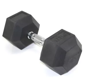 17,5 kg HEXAGON Hantel gummiert Kurzhantel Metall Hex Hanteln Gewicht weights - Bild 1 von 9