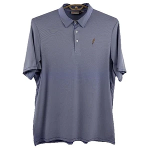 Polo da golf Kjus Soren a righe Chechessee Creek Club da uomo 2XL EU 56 UPF 50+ camicia - Foto 1 di 7